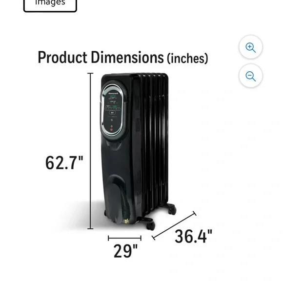 Hz 789 Honeywell Electric Oil Heater Oil Heater Marc Room Heater